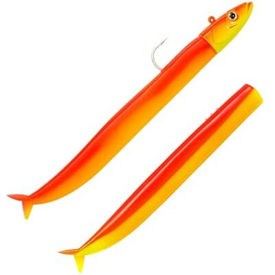 Fiiish Combo Extra Deep Crazy Sand Eel + Rattle No.4-18cm 55g Mango Juice UV CSE1285 - Publicité Fiiish Combo Extra Deep Crazy Sand Eel + Rattle No.4-18cm 55g Mango Juice UV CSE1285 - Publicité