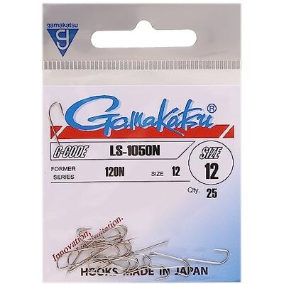 Gamakatsu LS 1050N # 12 25pcs Hameçon - Publicité Gamakatsu LS 1050N # 12 25pcs Hameçon - Publicité