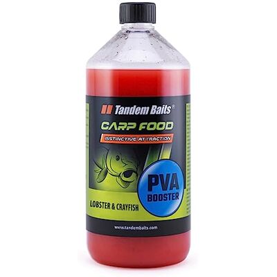 Tandem Baits Attractant Liquide Booster pour Pêche À La Carpe Carp Food PVA Booster 1000 ML Homard Et Écrevisse - Publicité Tandem Baits Attractant Liquide Booster pour Pêche À La Carpe Carp Food PVA Booster 1000 ML Homard Et Écrevisse - Publicité