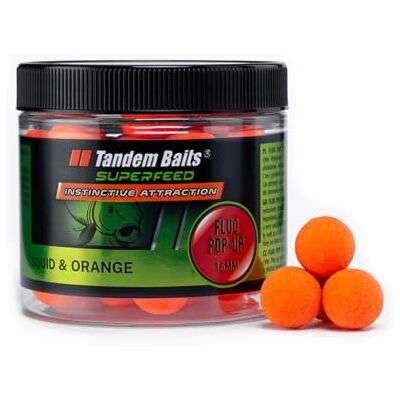 Tandem Baits SuperFeed Fluo Mini Pop-Up Calamar & Orange, D'appâts pour carpes, Pêche de la Carpe, Peche, Pop-Ups, Bouillette Carpe, Professionnel Accessoires de Pêche Carpe 16mm 70g - Publicité Tandem Baits SuperFeed Fluo Mini Pop-Up Calamar & Orange, D'appâts pour carpes, Pêche de la Carpe, Peche, Pop-Ups, Bouillette Carpe, Professionnel Accessoires de Pêche Carpe 16mm 70g - Publicité