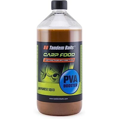 Tandem Baits Attractant Liquide Booster pour Pêche À La Carpe Carp Food PVA Booster 1000 ML Calmar Japonais - Publicité Tandem Baits Attractant Liquide Booster pour Pêche À La Carpe Carp Food PVA Booster 1000 ML Calmar Japonais - Publicité