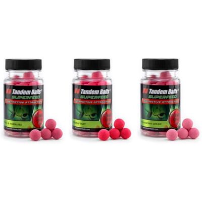 Tandem Baits Set de 3 Flavor Mix Robin Red, D'appâts pour carpes, Pêche de la Carpe, Peche, Pop-Ups, Bouillette Carpe, Professionnel Accessoires de Pêche Carpe 12mm 30g - Publicité Tandem Baits Set de 3 Flavor Mix Robin Red, D'appâts pour carpes, Pêche de la Carpe, Peche, Pop-Ups, Bouillette Carpe, Professionnel Accessoires de Pêche Carpe 12mm 30g - Publicité