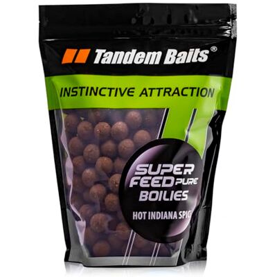 Tandem Baits SuperFeed Boilies Indiana Spice Bouillette Carpe Article de Pêche Accessoire Matériel 18 mm 1 kg - Publicité Tandem Baits SuperFeed Boilies Indiana Spice Bouillette Carpe Article de Pêche Accessoire Matériel 18 mm 1 kg - Publicité
