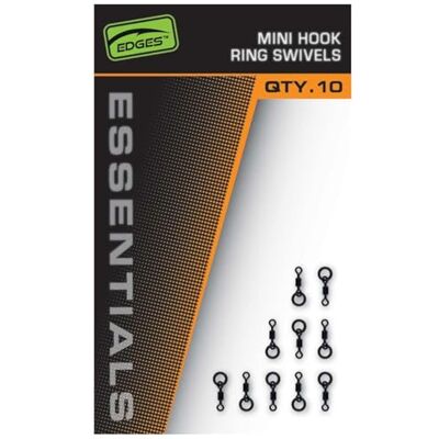Fox Edges - Essentials Mini Hook Ring Swivels - Argent - Publicité Fox Edges - Essentials Mini Hook Ring Swivels - Argent - Publicité