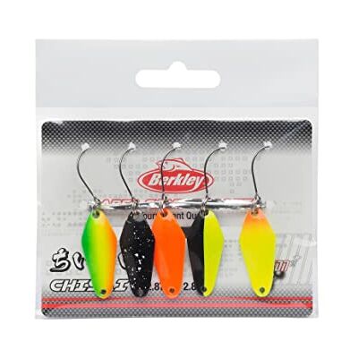 Berkley Area Game Spoons 5 Pack Leurre de Type Cuillère pour la Pêche des Salmonidés, Saumon, Truite et Truite de Mer - Publicité Berkley Area Game Spoons 5 Pack Leurre de Type Cuillère pour la Pêche des Salmonidés, Saumon, Truite et Truite de Mer - Publicité