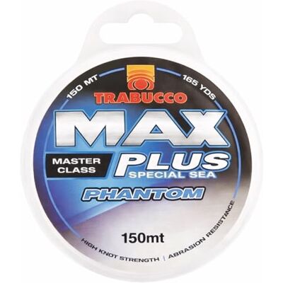 Trabucco Max Plus Phantom 0.45 mm 15 kg 150 m Nylon Ligne de Pêche Monofilament Fil Mer Eau Douce Spinning Carnassiers - Publicité Trabucco Max Plus Phantom 0.45 mm 15 kg 150 m Nylon Ligne de Pêche Monofilament Fil Mer Eau Douce Spinning Carnassiers - Publicité
