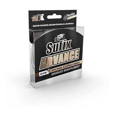 Sufix Nylon Advance G2 Yellow 150M Jaune, 150, 16/100, 2.9 - Publicité Sufix Nylon Advance G2 Yellow 150M Jaune, 150, 16/100, 2.9 - Publicité