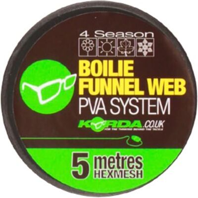 Korda Boilie Funnel Web Hexmesh 5 m Refill - Publicité Korda Boilie Funnel Web Hexmesh 5 m Refill - Publicité