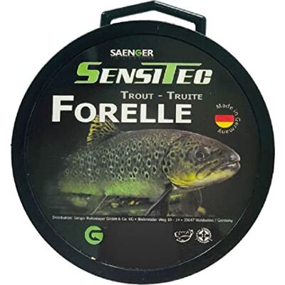 SENSITEC Ligne Truite Transparent Ø 0,22mm/5,65kg/400m Ligne de pêche monofilament Saenger - Publicité SENSITEC Ligne Truite Transparent Ø 0,22mm/5,65kg/400m Ligne de pêche monofilament Saenger - Publicité