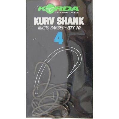 Korda Kurv Shank Hameçon à carpe 4 - Publicité Korda Kurv Shank Hameçon à carpe 4 - Publicité
