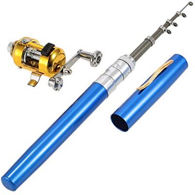 LIXADA 0.99M Poche Pliable Canne À Pêche Bobine Combo Mini Stylo Pôle De Pêche Kit Télescopique Canne À Pêche Spinning Reel Combo Kit - Publicité LIXADA 0.99M Poche Pliable Canne À Pêche Bobine Combo Mini Stylo Pôle De Pêche Kit Télescopique Canne À Pêche Spinning Reel Combo Kit - Publicité