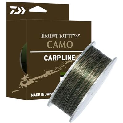Daiwa Nylon Infinity Camo Carpline 500m D.0.30mm R.6.9kg-16lb Green Camo 12767030 - Publicité Daiwa Nylon Infinity Camo Carpline 500m D.0.30mm R.6.9kg-16lb Green Camo 12767030 - Publicité