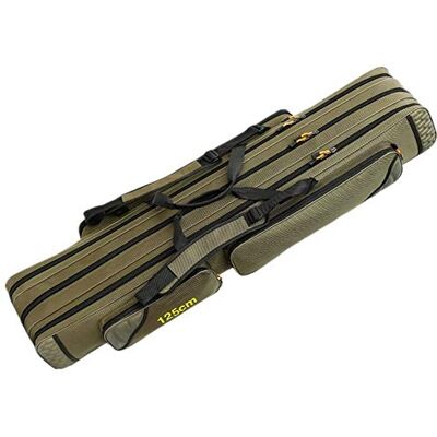 TentHome Sac de Pêche Multifonctionnel Etui à Canne avec 3 Compartiments pour Pêche (125cm) - Publicité TentHome Sac de Pêche Multifonctionnel Etui à Canne avec 3 Compartiments pour Pêche (125cm) - Publicité