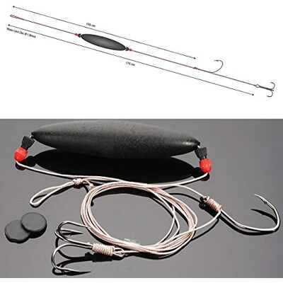 Mikado Cat Bas de ligne pour montage au monde 1,75 m Ø 1,0 mm avec flotteur sous-marin 30 g - Publicité Mikado Cat Bas de ligne pour montage au monde 1,75 m Ø 1,0 mm avec flotteur sous-marin 30 g - Publicité