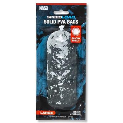 Nash Tackle Speedload Lot de 20 sacs PVA - Publicité Nash Tackle Speedload Lot de 20 sacs PVA - Publicité