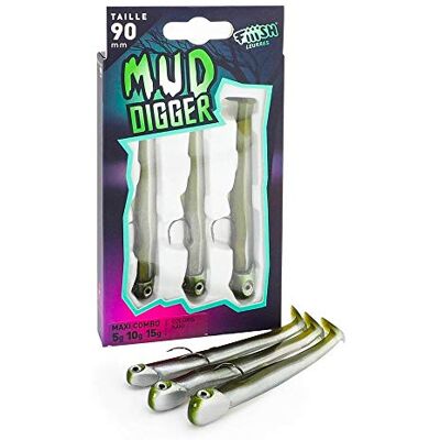 FIIISH Maxi Combo 90 MUD Digger Spinning (Kaki) - Publicité FIIISH Maxi Combo 90 MUD Digger Spinning (Kaki) - Publicité