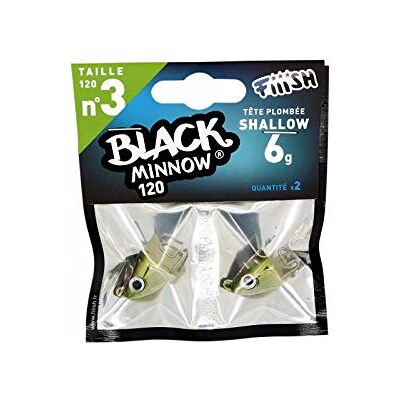 FIIISH Black Minnow 120 2 têtes plombées peu profondes 6 g Kaki - Publicité FIIISH Black Minnow 120 2 têtes plombées peu profondes 6 g Kaki - Publicité