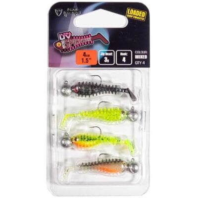Fox Rage UV Micro Spikey 4 cm Chargé 3 g - Publicité Fox Rage UV Micro Spikey 4 cm Chargé 3 g - Publicité