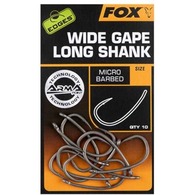 Fox Edges Armapoint Super Wide Gape Lot de 10 hameçons longs Taille 6 - Publicité Fox Edges Armapoint Super Wide Gape Lot de 10 hameçons longs Taille 6 - Publicité