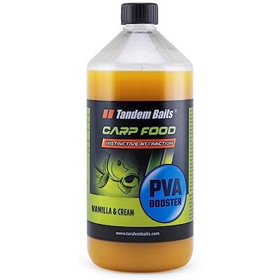 Tandem Baits Attractant Liquide Booster pour Pêche À La Carpe Carp Food PVA Booster 1000 ML Vanille Et Crème - Publicité Tandem Baits Attractant Liquide Booster pour Pêche À La Carpe Carp Food PVA Booster 1000 ML Vanille Et Crème - Publicité