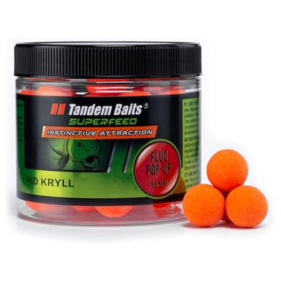 Tandem Baits SuperFeed Fluo Mini Pop-Up Red Krill, D'appâts pour carpes, Pêche de la Carpe, Peche, Pop-Ups, Bouillette Carpe, Professionnel Accessoires de Pêche Carpe 16mm 70g - Publicité Tandem Baits SuperFeed Fluo Mini Pop-Up Red Krill, D'appâts pour carpes, Pêche de la Carpe, Peche, Pop-Ups, Bouillette Carpe, Professionnel Accessoires de Pêche Carpe 16mm 70g - Publicité
