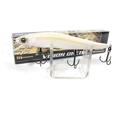 Megabass Vision Oneten 110Fw 11cm 14G French Pearl - Publicité Megabass Vision Oneten 110Fw 11cm 14G French Pearl - Publicité
