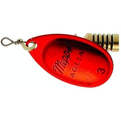 cuiller MEPPS AGLIA Platium Taille 4 9, 4, rouge/argent, vrac a la piece - Publicité cuiller MEPPS AGLIA Platium Taille 4 9, 4, rouge/argent, vrac a la piece - Publicité