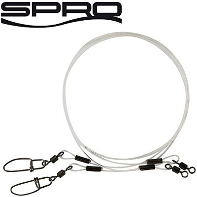 Spro Pike Fighter Fluorocarbone Leader – 2 bas de ligne pour pêche au lancer, bas de ligne pour la pêche au brochet, longueur/charge : 6 cm, 45,5 kg. Publicité Spro Pike Fighter Fluorocarbone Leader – 2 bas de ligne pour pêche au lancer, bas de ligne pour la pêche au brochet, longueur/charge : 6 cm, 45,5 kg. Publicité