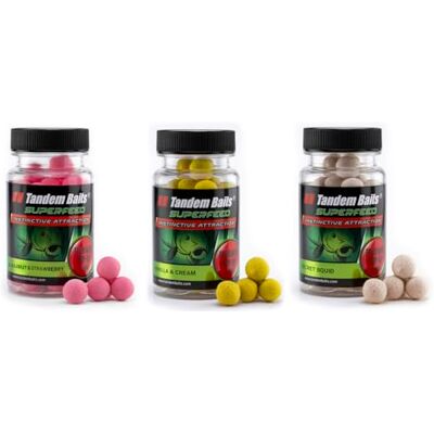 Tandem Baits Set de 3 Flavor Mix, D'appâts pour carpes, Pêche de la Carpe, Peche, Pop-Ups, Bouillette Carpe, Professionnel Accessoires de Pêche Carpe 12mm 30g - Publicité Tandem Baits Set de 3 Flavor Mix, D'appâts pour carpes, Pêche de la Carpe, Peche, Pop-Ups, Bouillette Carpe, Professionnel Accessoires de Pêche Carpe 12mm 30g - Publicité