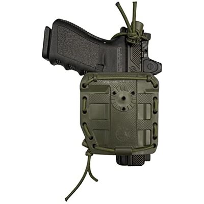 Vega Holster 8BL00 Bungy Holster Tactique en polymère caoutchouté, Universel pour Armes Courtes, Verde OD, Universale L/Auto L/Auto Compact - Publicité Vega Holster 8BL00 Bungy Holster Tactique en polymère caoutchouté, Universel pour Armes Courtes, Verde OD, Universale L/Auto L/Auto Compact - Publicité