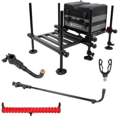 Ultimate S Seatbox Feeder Set Station De Pêche - Publicité Ultimate S Seatbox Feeder Set Station De Pêche - Publicité
