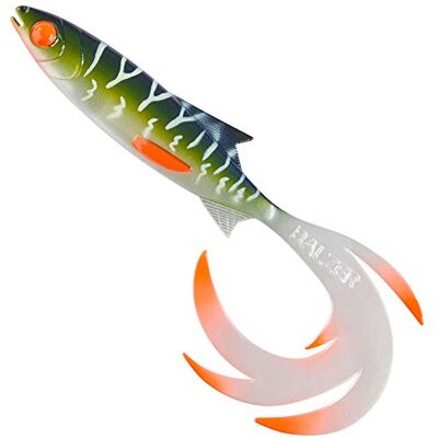 Balzer Shirasu Reptile Shad – poisson en caoutchouc pour pêche au brochet, au sandre et à la perche, leurre en caoutchouc 15 cm UV Pike - Publicité Balzer Shirasu Reptile Shad – poisson en caoutchouc pour pêche au brochet, au sandre et à la perche, leurre en caoutchouc 15 cm UV Pike - Publicité