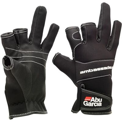Abu Garcia Neoprene Gloves XL Gants de Pêche Antidérapants Protection Mains Carpe Truite - Publicité Abu Garcia Neoprene Gloves XL Gants de Pêche Antidérapants Protection Mains Carpe Truite - Publicité