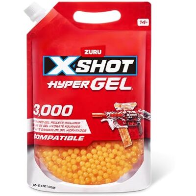 XSHOT Recharge de 3 000 Billes Hyper Gel par ZURU - Publicité XSHOT Recharge de 3 000 Billes Hyper Gel par ZURU - Publicité