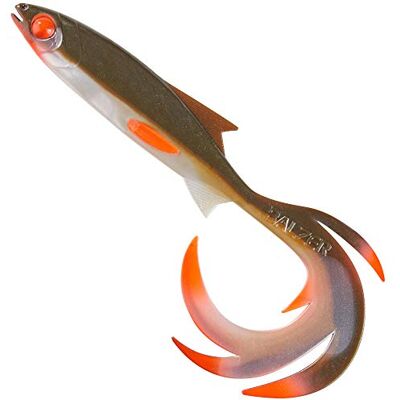 Balzer Shirasu Reptile Shad – poisson en caoutchouc pour pêche au brochet, au sandre et à la perche, leurre en caoutchouc 11 cm Arkansas Shiner - Publicité Balzer Shirasu Reptile Shad – poisson en caoutchouc pour pêche au brochet, au sandre et à la perche, leurre en caoutchouc 11 cm Arkansas Shiner - Publicité
