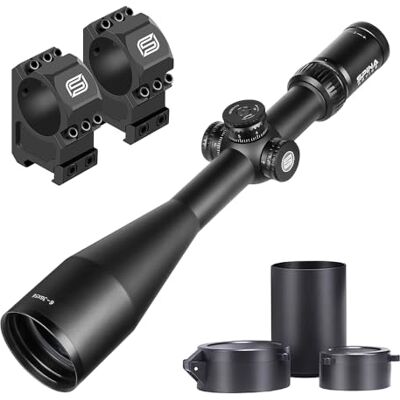 SPINA OPTICS 6-36x56 SF Lunette Chasse Rifle viseur à Matrice de Points avec Lunette de visée Tactique de réarmement de Verrouillage de Tourelle de parallaxe latérale - Publicité SPINA OPTICS 6-36x56 SF Lunette Chasse Rifle viseur à Matrice de Points avec Lunette de visée Tactique de réarmement de Verrouillage de Tourelle de parallaxe latérale - Publicité