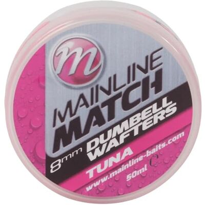 Mainline Dumbell Wafters 8mm Pink Tuna - Publicité Mainline Dumbell Wafters 8mm Pink Tuna - Publicité