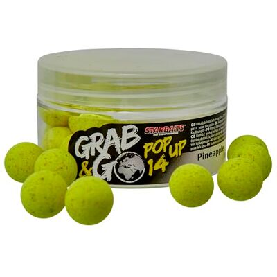 StarBaits Bouillettes Grab and Go Global Pop Up Pineapple 20g D.14mm Jaune Fluo 16841 - Publicité StarBaits Bouillettes Grab and Go Global Pop Up Pineapple 20g D.14mm Jaune Fluo 16841 - Publicité