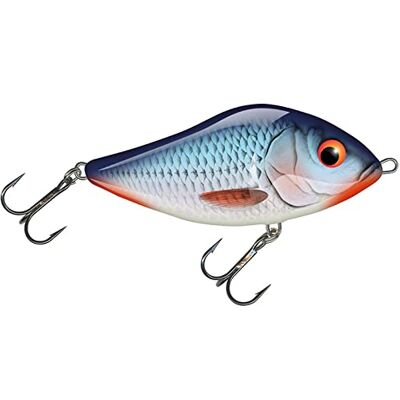 Salmo Esca Wobbler Slider RR, Blue Shad, 7cm / 17g / schwimmend / 1.0m - Publicité Salmo Esca Wobbler Slider RR, Blue Shad, 7cm / 17g / schwimmend / 1.0m - Publicité