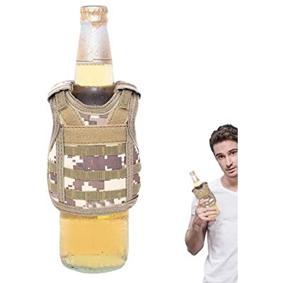 Generic Mini gilet tactique,Mini Molle Gilet réglable pour boissons Refroidisseur de boissons tactique d'isolation thermique pour canettes et bouteilles de 12oz-16oz - Publicité Generic Mini gilet tactique,Mini Molle Gilet réglable pour boissons Refroidisseur de boissons tactique d'isolation thermique pour canettes et bouteilles de 12oz-16oz - Publicité