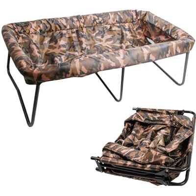 Ultimate Tapis De Réception Folding Carp Cradle Camo Sac De Conservation - Publicité Ultimate Tapis De Réception Folding Carp Cradle Camo Sac De Conservation - Publicité
