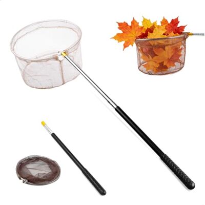 leyomgamz Épuisette de Pêche Télescopique Pliable, 4–48 cm avec Filet Nylon Profond 30 cm Maille 5 mm, Épuisette Piscine Bassin Fontaine pour Feuilles et Débris, Filet de Pêche Léger et Résistant - Publicité leyomgamz Épuisette de Pêche Télescopique Pliable, 4–48 cm avec Filet Nylon Profond 30 cm Maille 5 mm, Épuisette Piscine Bassin Fontaine pour Feuilles et Débris, Filet de Pêche Léger et Résistant - Publicité
