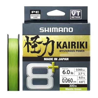 SHIMANO Line Kairiki 8+ 300m 0.28mm 31.9kg M. Green - Publicité SHIMANO Line Kairiki 8+ 300m 0.28mm 31.9kg M. Green - Publicité
