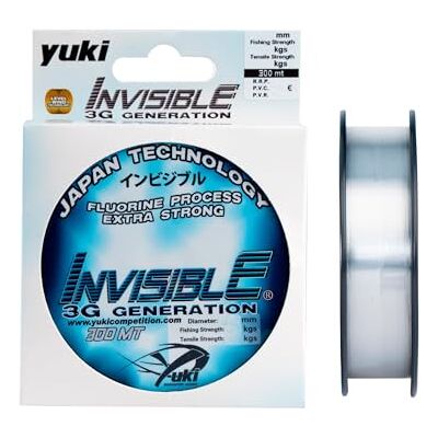 NYLON YUKI INVISIBLE TRANSPARENT 0.35MM 14,60 kg 300 MT - Publicité NYLON YUKI INVISIBLE TRANSPARENT 0.35MM 14,60 kg 300 MT - Publicité