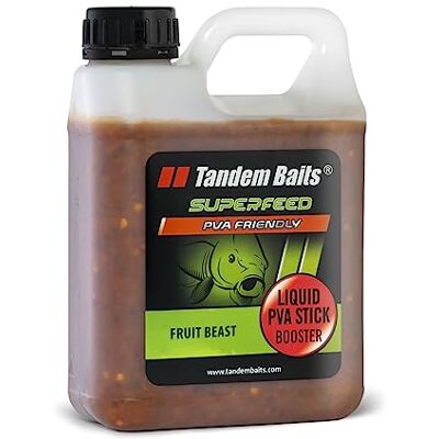 Tandem Baits Attractant Liquide Booster pour Pêche À La Carpe SuperFeed Liquid PVA Stick Booster 1000 ML Calamar Et Orange - Publicité Tandem Baits Attractant Liquide Booster pour Pêche À La Carpe SuperFeed Liquid PVA Stick Booster 1000 ML Calamar Et Orange - Publicité
