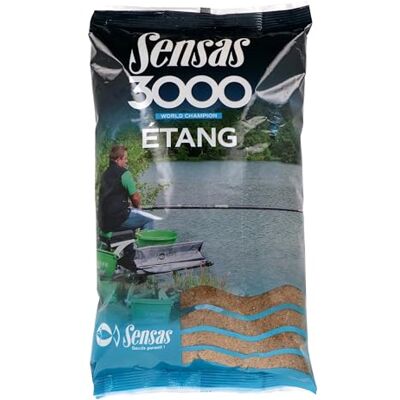 GUNKI Sensas Amorce 3000 Etang 1Kg Brun 00701 - Publicité GUNKI Sensas Amorce 3000 Etang 1Kg Brun 00701 - Publicité