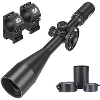 SPINA OPTICS 5.5-22X56 FFP Premier Plan Focal Tactique Lunette de Visée 1/10 Mil Réglage de Parallaxe Latéral Tourelle de Verrouillage (avec Montage 20mm) - Publicité SPINA OPTICS 5.5-22X56 FFP Premier Plan Focal Tactique Lunette de Visée 1/10 Mil Réglage de Parallaxe Latéral Tourelle de Verrouillage (avec Montage 20mm) - Publicité