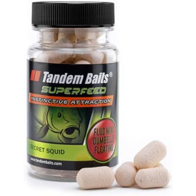 Tandem Baits Appâts Flottants pour La Pêche À La Carpe Zig Rig Chod Rig SuperFeed Fluo Mini Dumbells Floating 30 g Calamar Secret - Publicité Tandem Baits Appâts Flottants pour La Pêche À La Carpe Zig Rig Chod Rig SuperFeed Fluo Mini Dumbells Floating 30 g Calamar Secret - Publicité