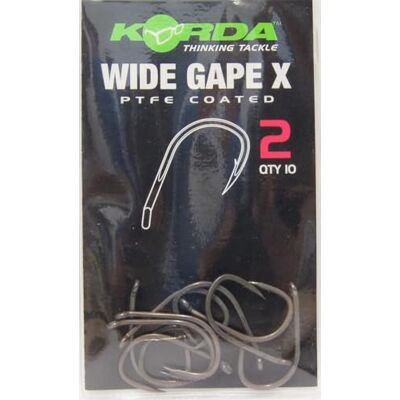 HAMECON KORDA Wide Gape X 1 pièces Taille 2 - Publicité HAMECON KORDA Wide Gape X 1 pièces Taille 2 - Publicité