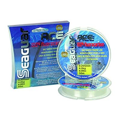 Colmic NYLON DE PECHE SEAGUAR ACE FLUOROCARBONE 50 M Modèle : 0.205 MM - Publicité Colmic NYLON DE PECHE SEAGUAR ACE FLUOROCARBONE 50 M Modèle : 0.205 MM - Publicité